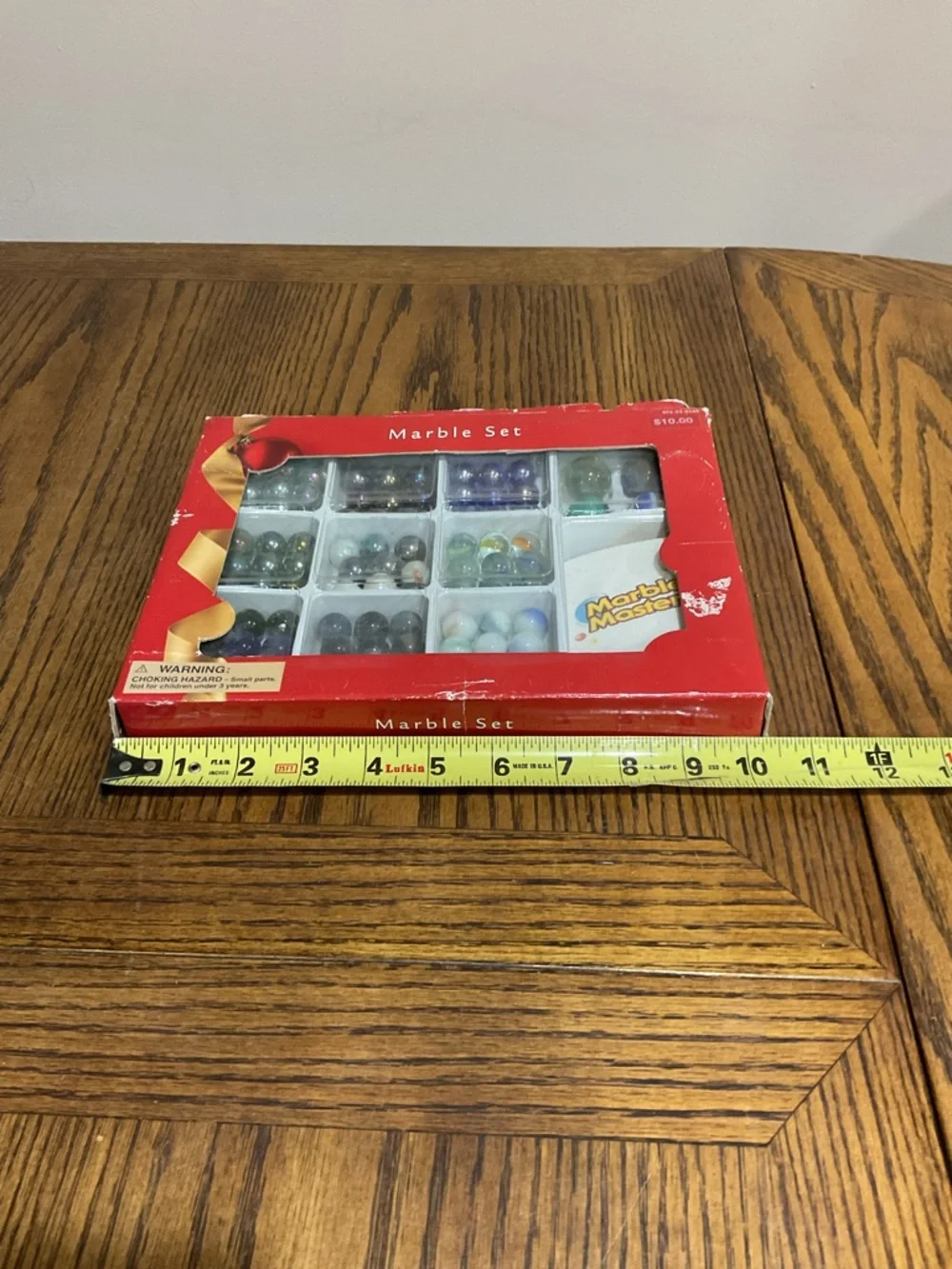 Marble Masters Marble Set in Red Presentation Box